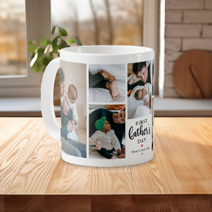 Mug Cadeau commémoratif minimaliste de collage photo p