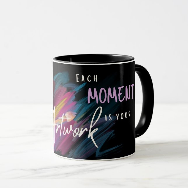 Mug Cadeau Créatif de Pleine Conscience pour Artiste C (Devant droit)
