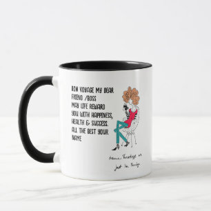 Mug Cadeau d'adieu personnalisé pour un ami ironique