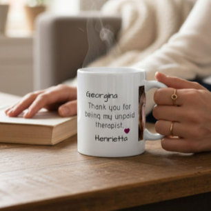 Mug cadeau d'amis merci d'être mon thérapeute