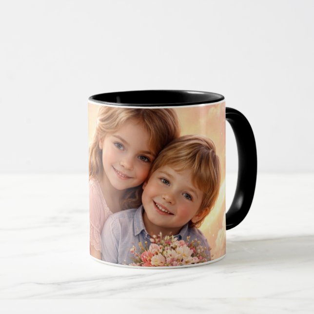 MUG CADEAU D'AMOUR ANNIVERSAIRE PROMOTION MÈRE  (Devant droit)