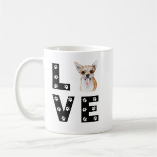Mug Cadeau d'amour de chiot de chien de femme , chihua