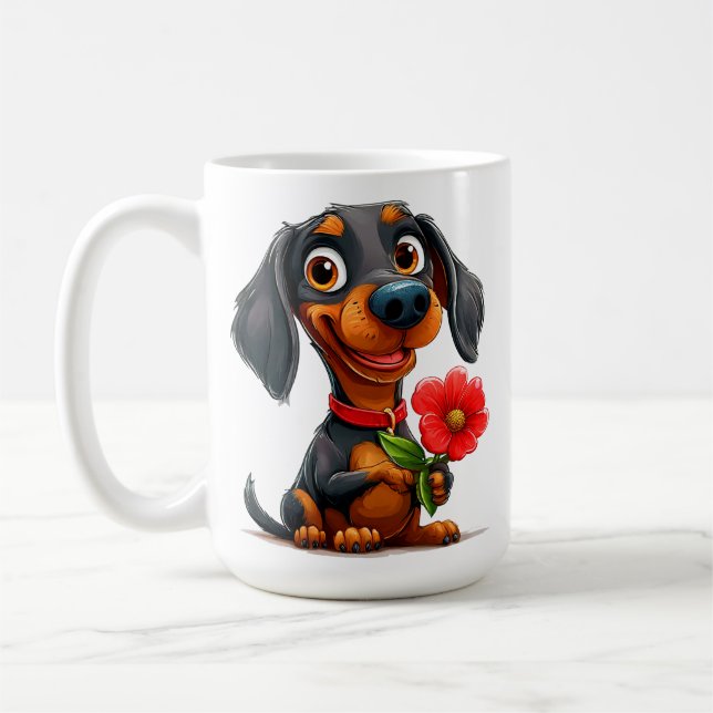 Mug 🐶 Cadeau d'amour de la Saint-Valentin pour les am (Gauche)