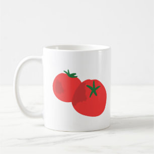 Mug Cadeau d'amour de légumes de jardin de tomates rou