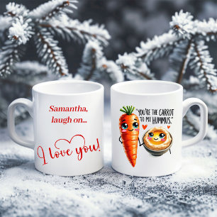 Mug Cadeau d'Amour Personnalisé Dessin Animé Nourr