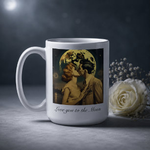 Mug Cadeau d'amour personnalisé Romance au Clair de Lu