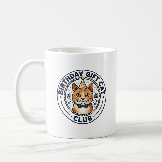 Mug Cadeau d'anniversaire Chat Amateur de Chat - Cadea (Gauche)
