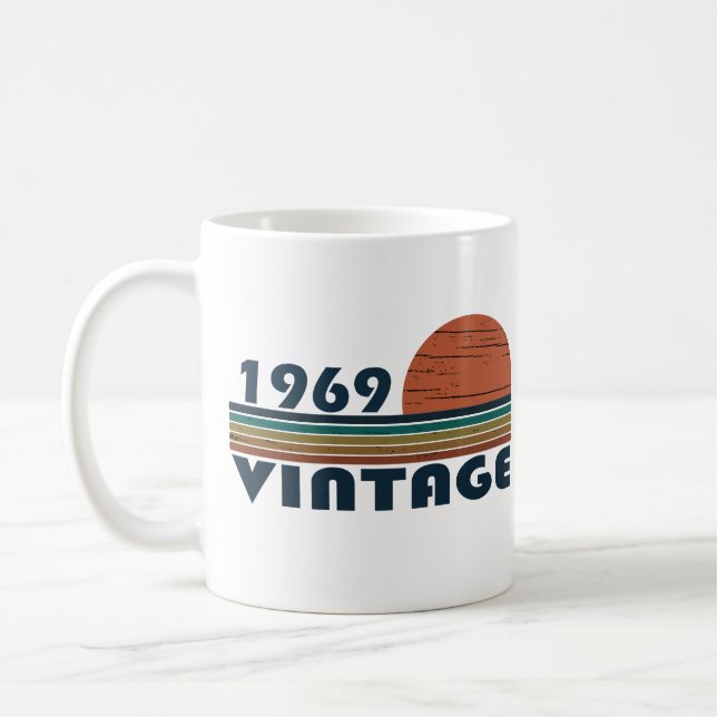 Mug Cadeau d'anniversaire de naissance en 1969 (Gauche)