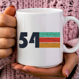 Mug Cadeau d'anniversaire de style vintage élégant né