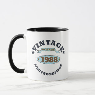Mug Cadeau d'anniversaire vintage personnalisé