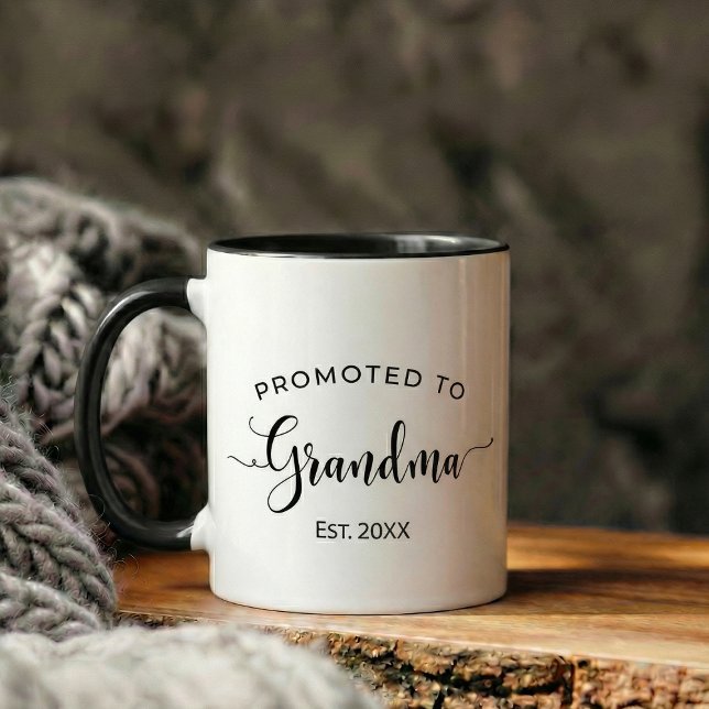 Mug Cadeau d'annonce de grossesse Grand-mère (pregnancy announcement gift grandma)