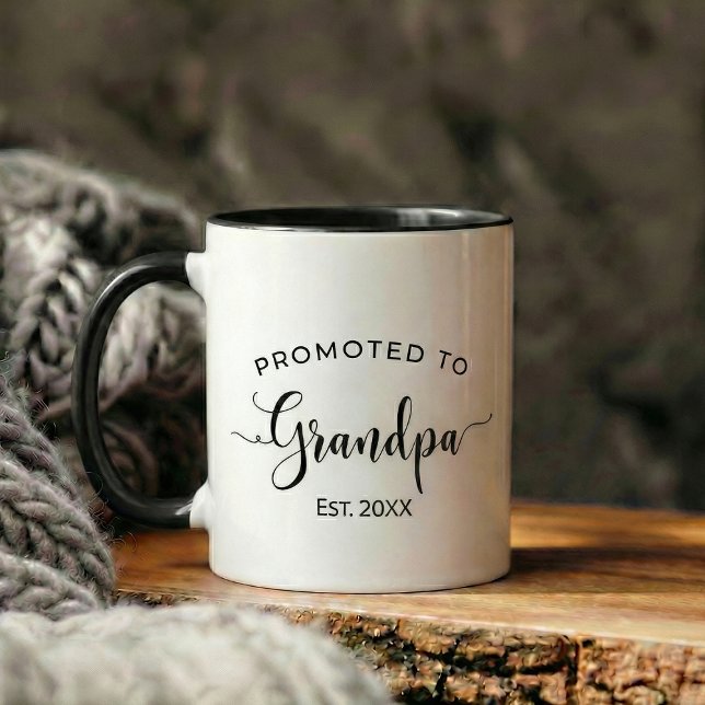 Mug cadeau d'annonce de grossesse grand-père (pregnancy announcement gift grandpa)