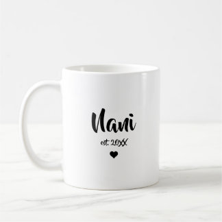 Mug Cadeau d'annonce de grossesse Nani Grand-mère