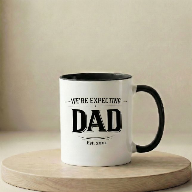 Mug cadeau d'annonce de grossesse papa (Créateur téléchargé)