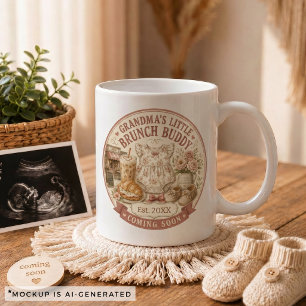 Mug Cadeau d'annonce de grossesse pour grand-mère