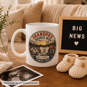 Mug Cadeau d'annonce de grossesse pour grand-père Bask