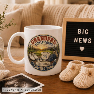 Mug Cadeau d'annonce de grossesse pour grand-père de g