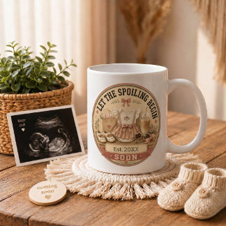 Mug Cadeau d'annonce de grossesse pour Tante