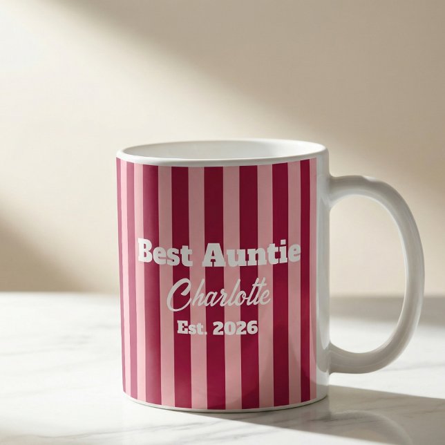 Mug Cadeau d'annonce de grossesse pour tante (Créateur téléchargé)