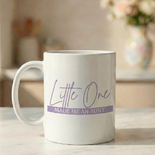 Mug Cadeau d'annonce de grossesse Tante Petit Un