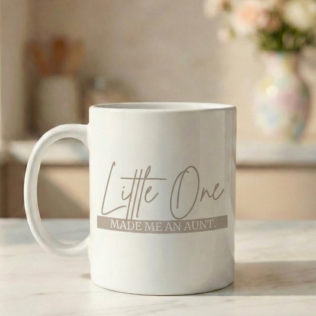 Mug Cadeau d'annonce de grossesse Tante Petit Un (Créateur téléchargé)