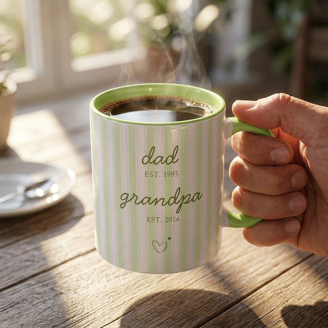 Mug Cadeau d'annonce de père à grand-père (Créateur téléchargé)