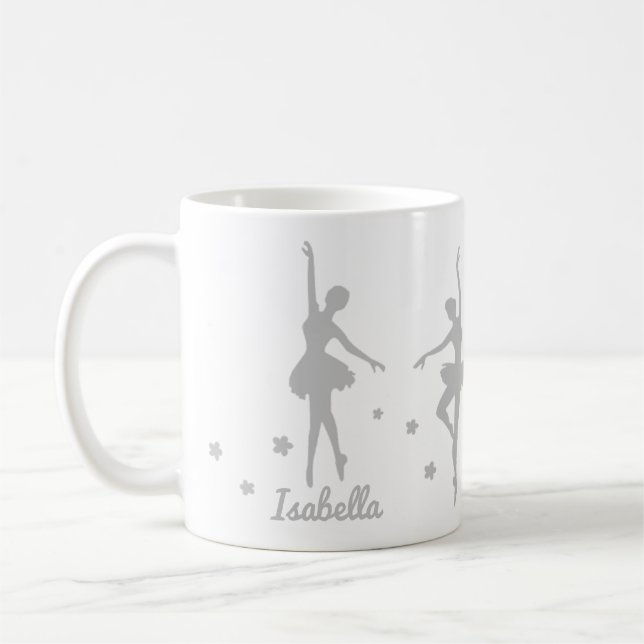 Mug cadeau danseuse Ballerina personnalisée (Gauche)