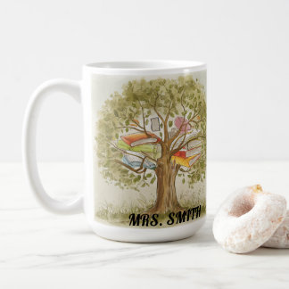 Mug Cadeau d'appréciation de l'arbre de l'enseignant p