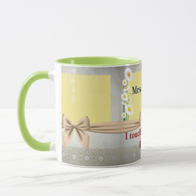 Mug Cadeau d'appréciation de l'enseignant J'aborde l'a (Gauche)