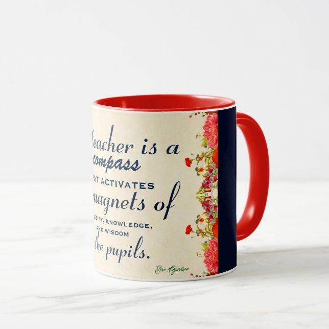 Mug Cadeau d'appréciation de l'enseignant Un enseignan (Devant droit)