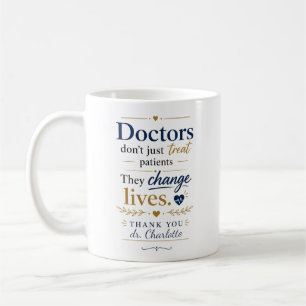 Mug Cadeau d'appréciation des médecins qui changent de