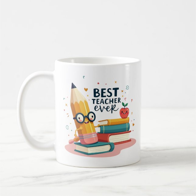 Mug Cadeau d'appréciation du meilleur enseignant (Gauche)