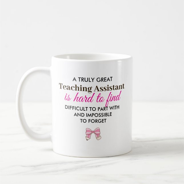 Mug Cadeau d'appréciation personnalisé pour l'assistan (Gauche)
