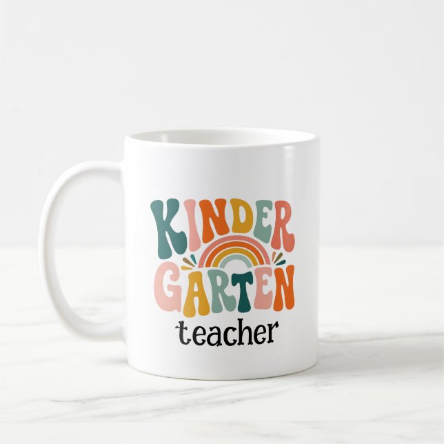 Mug Cadeau d'appréciation pour enseignant de maternell (Gauche)