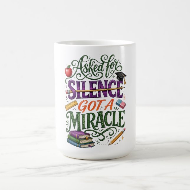 Mug Cadeau d'appréciation pour l'enseignant (Centre)