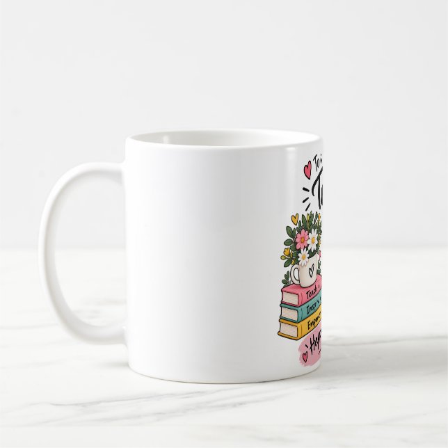 Mug Cadeau d'appréciation pour l'enseignant | Bonne fê (Gauche)