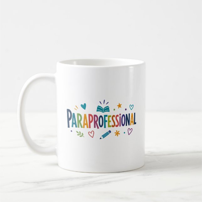 Mug Cadeau d'appréciation pour parapro (Gauche)