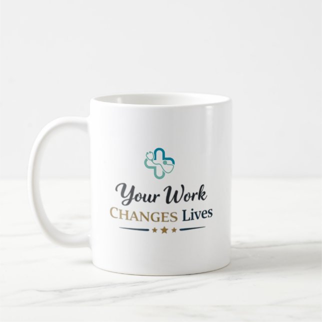 Mug Cadeau d'appréciation pour un médecin dont le trav (Gauche)