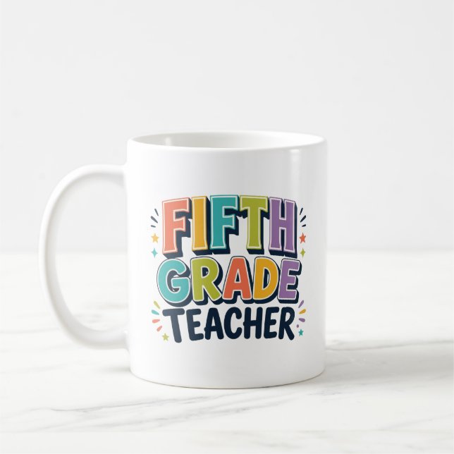 Mug Cadeau d'appréciation pour un professeur de cinqui (Gauche)