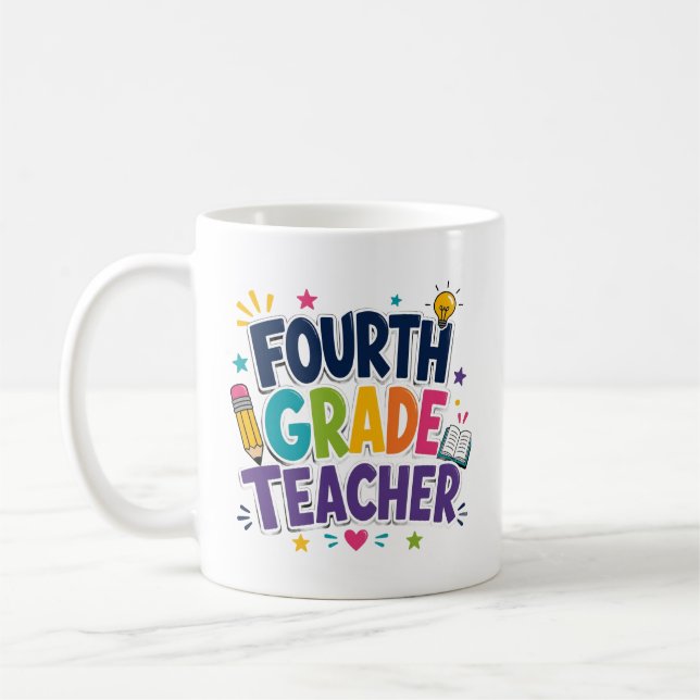 Mug Cadeau d'appréciation pour un professeur de quatri (Gauche)