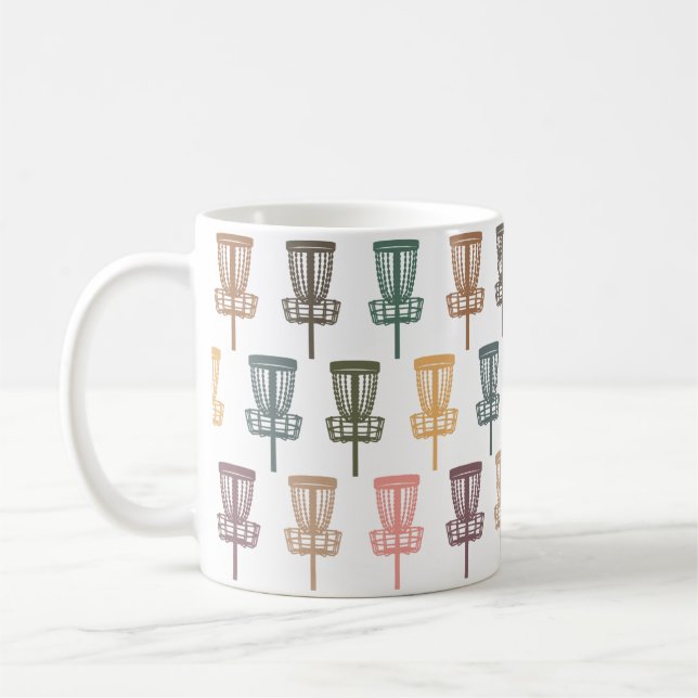 Mug Cadeau d'art de boisson pour amateur de disc golf  (Gauche)