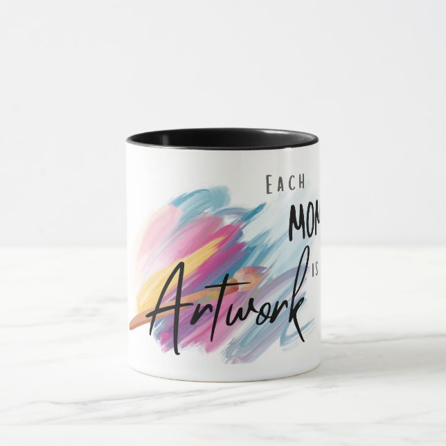 Mug Cadeau d'art de pleine conscience créative pour lu (Centre)