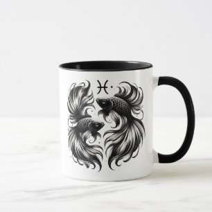 Mug Cadeau d'astrologie Poisson du zodiaque Poissons