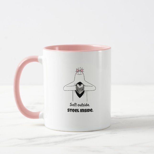 Mug Cadeau d'autonomisation de femme forte (Gauche)