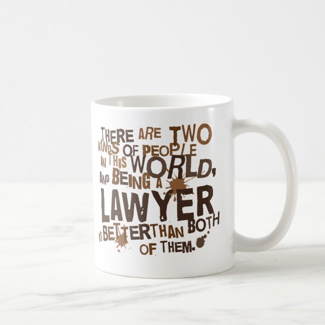 Mug Cadeau d'avocat (Droite)