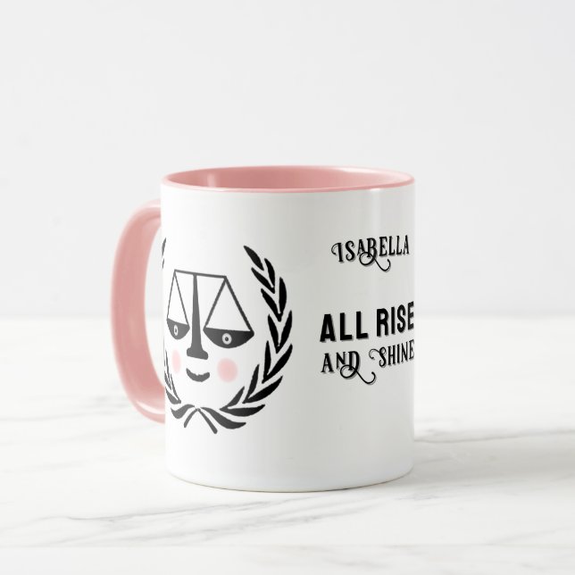 Mug Cadeau d'avocat personnalisé (Devant gauche)
