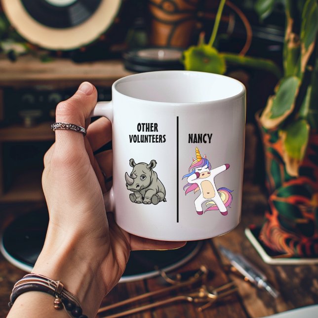 Mug Cadeau de bénévole, Bénévole drôle, meilleur bénév (Créateur téléchargé)