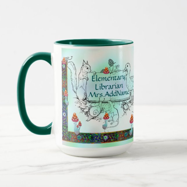 Mug Cadeau de bibliothécaire (Gauche)