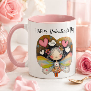 Mug Cadeau de bougie fée personnalisé pour la Saint-Va