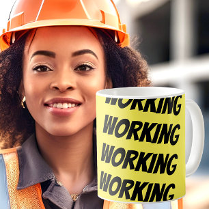 Mug Cadeau de bureau jaune et noir